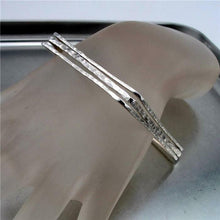 Load image into Gallery viewer, Hadar Designers Handmade 925 Sterling Silver 1-2-3 Square Bangle Bracelets (V3