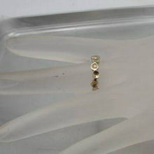 Load image into Gallery viewer, Hadar Designers Delicate 9k Yellow Gold Silver Ring sz 7.5, 8 Handmade (sp) SALE
