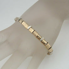 Load image into Gallery viewer, Hadar Designers NEW 14k Yellow Gold F 925 Sterling Silver Zircon Bracelet (I b)Y