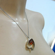 Load image into Gallery viewer, Hadar Designers Handmade Amber 925 Sterling Silver Heart Pendant (y 420) SALE