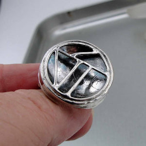 Hadar Designers Handmade Unique Wild 925 Sterling Silver Ring 6,7,8,9,10(H) SALE