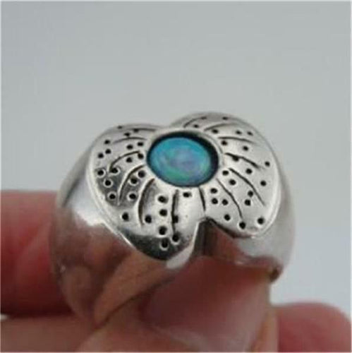 Hadar Designers Sterling Silver Blue Opal Ring size 7,7.5,8 Massive Handmade (Hy