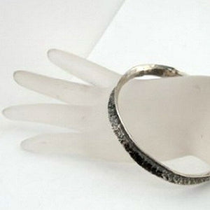 Hadar Designers 925 Sterling Silver Bangle Bracelet Handmade Wild Art (H) SALE