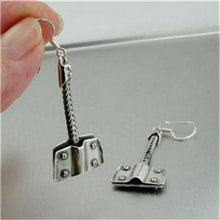 Load image into Gallery viewer, Dangle Earrings 925 Sterling Silver Artistic Handmade Hadar Designers(H) SALE