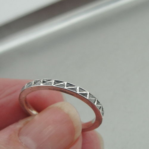 Hadar Designers Delicate 925 Sterling Silver Ring size 7.5, 8 Handmade () LAST