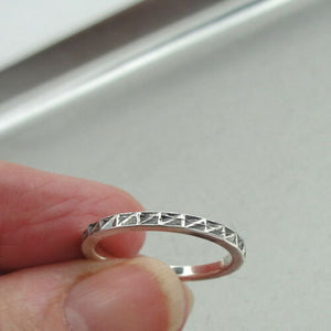 Hadar Designers Delicate 925 Sterling Silver Ring size 7.5, 8 Handmade () LAST