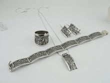 Load image into Gallery viewer, Filigree Bracelet 925 Sterling Silver  Gorgeous Handmade Hadar Designers (S